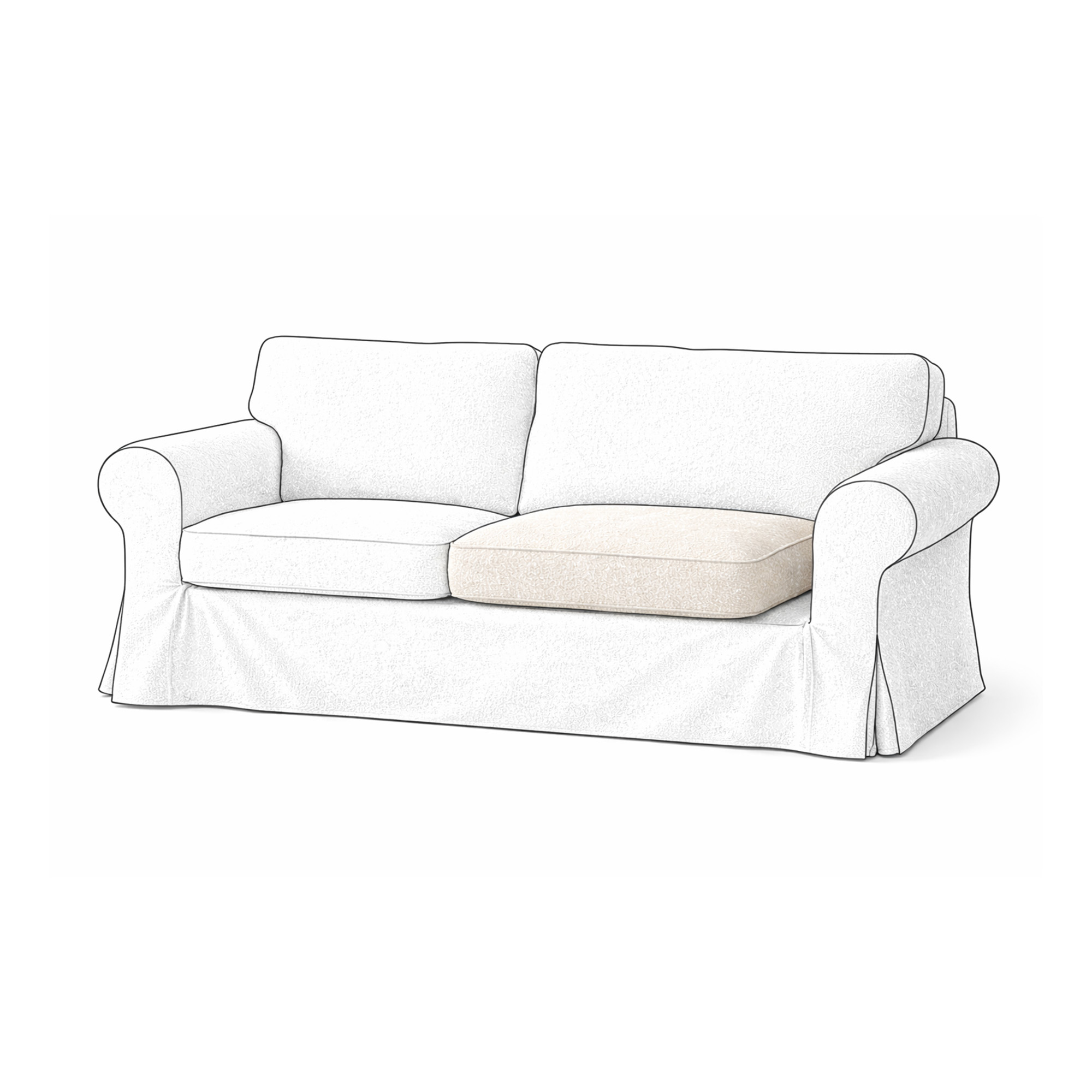 IKEA Ektorp – 2-zits – Zitkussen (los)