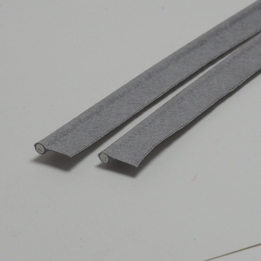 Trekstrook met fibertex