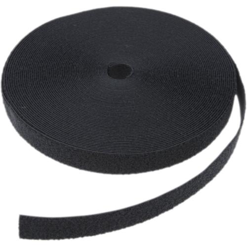 Klittenband 3 cm  Lus - Zwart  per meter